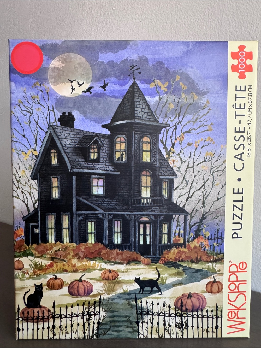 🎃 Werkshoppe Black Cat Manor - 1000 Piece Puzzle